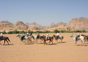 Horse Riding in Wadi Rum